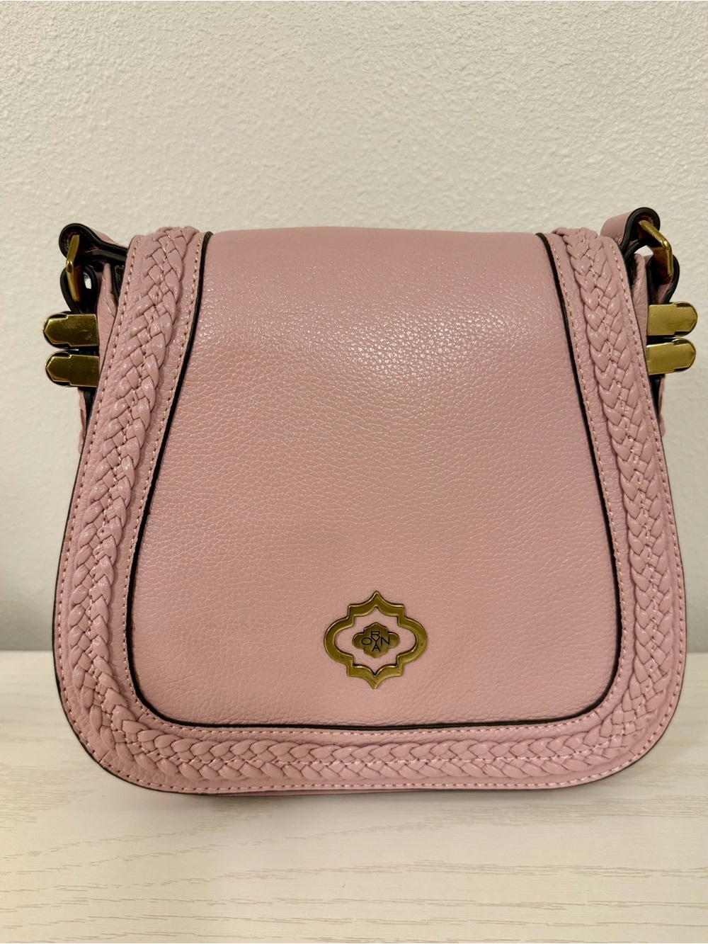 orYANY Women's Pink Leather Crossbody Bag - Picture 11 of 11